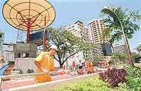 Imagen del área recreativa del Malecón 2000, inaugurada el 26 de octubre del 2000
